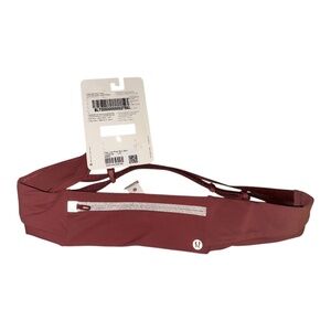 Lululemon NWT Fast & Free Running Belt Bag & Nulu Headband